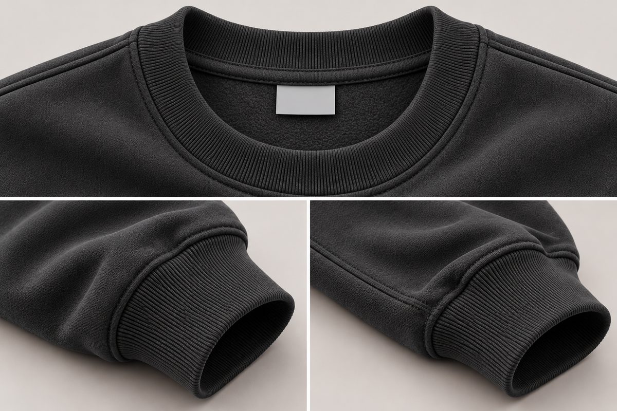 Essential Charcoal Black Sweatshirt – TEEZO