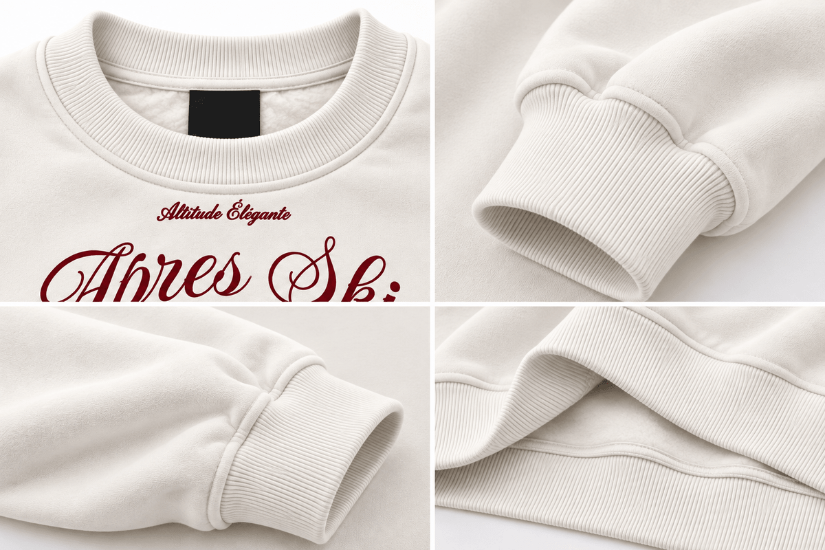 TEEZO alpine winter streetwear oversized sweatshirt