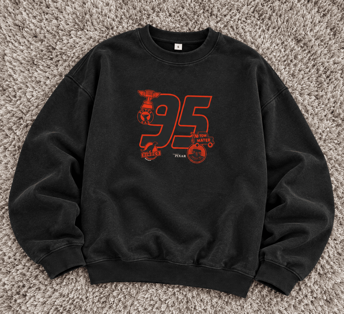 Black Racing Graphic Sweatshirt: The Ultimate Oversized Streetwear Style - Teezo