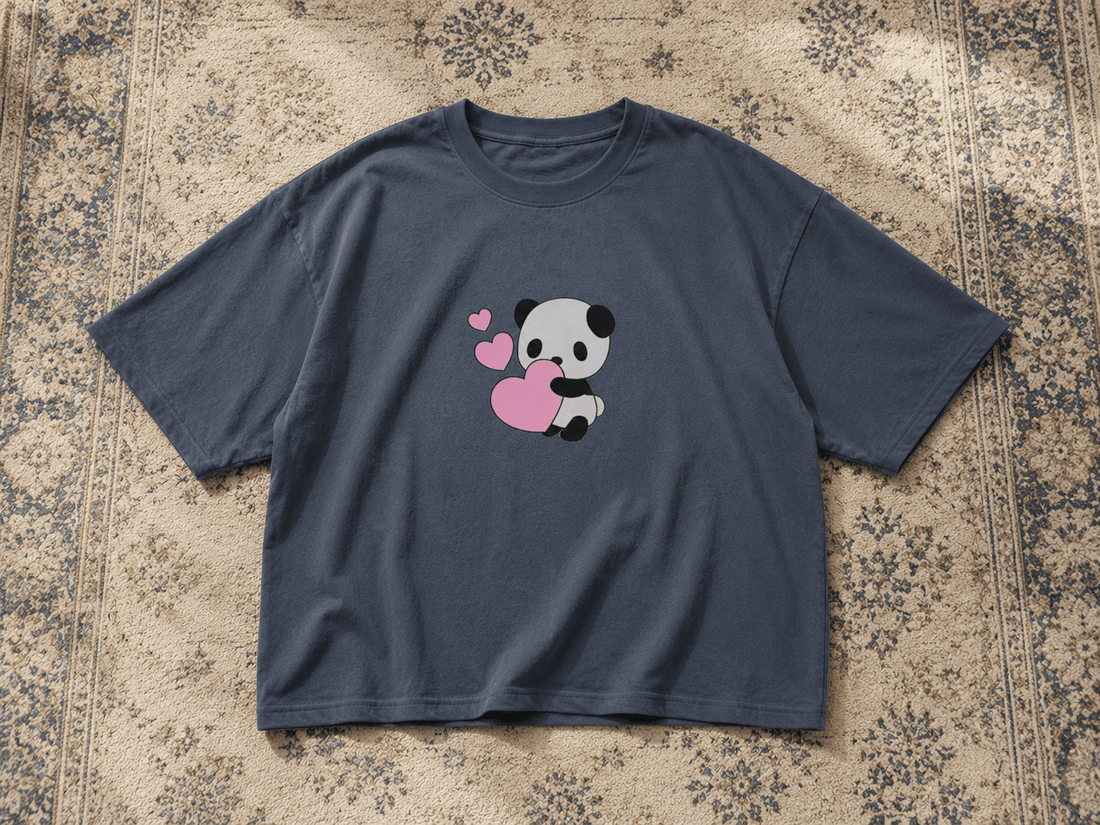 CUTE PANDA – The Oversized T-Shirt Made for Cute Streetwear Lovers - Teezo