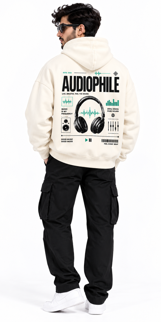 Audiophile Oversized Hoodie – Music Streetwear