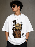 Hidden Identity Oversized Drop Shoulder T-Shirt | Premium Graphic Tee