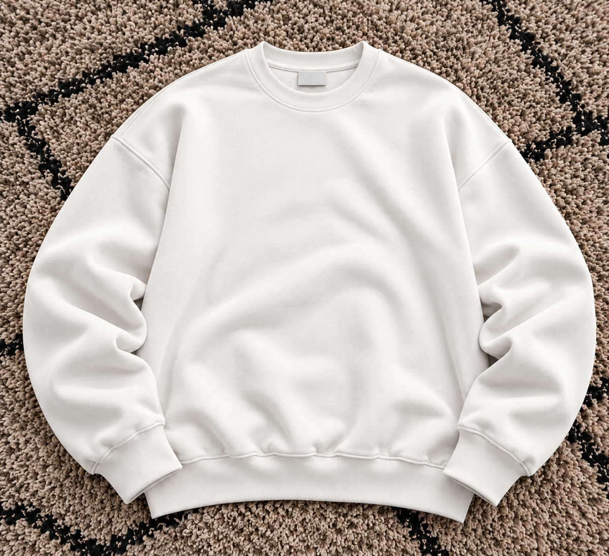 Everyday Powder White Sweatshirt – TEEZO