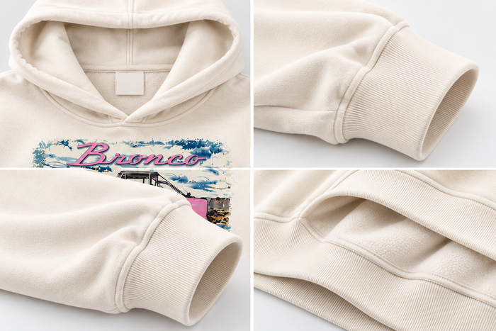 Bronco Oversized Graphic Hoodie