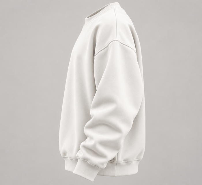 Everyday Powder White Sweatshirt – TEEZO