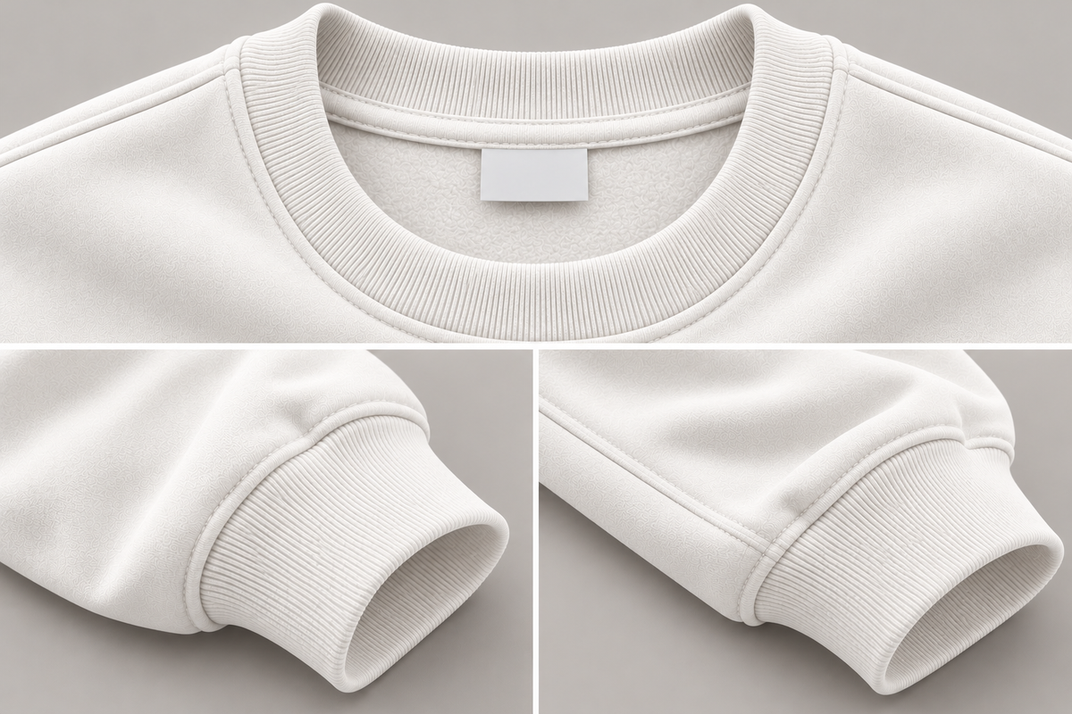 Everyday Powder White Sweatshirt – TEEZO