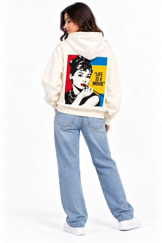 Life Is A Movie Oversized Hoodie | Premium Streetwear