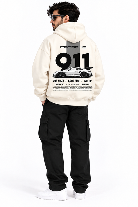 Porsche 911 GT3 RS Oversized Hoodie – Premium Streetwear
