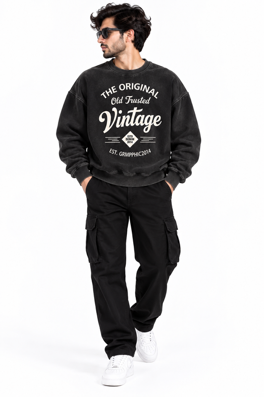 Vintage Graphic Oversized Sweatshirt