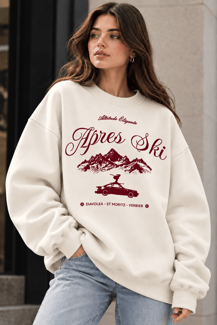 Après-Ski Mountain Oversized Sweatshirt