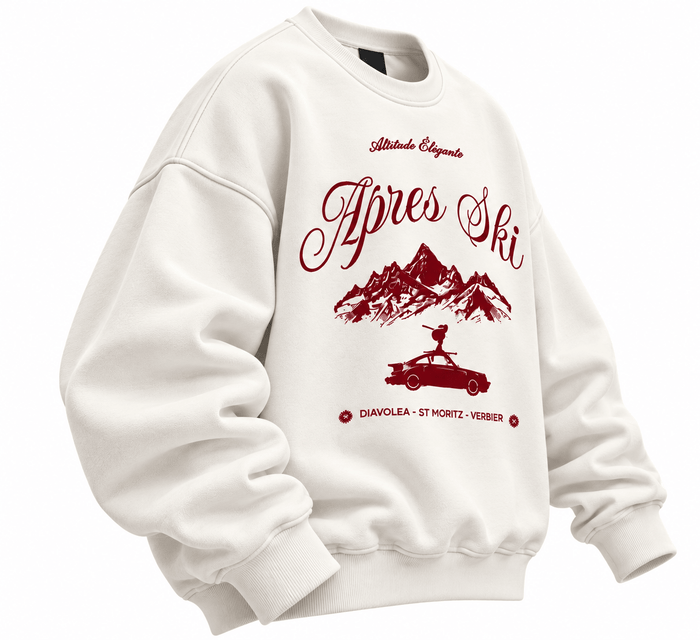 Après-Ski Mountain Oversized Sweatshirt