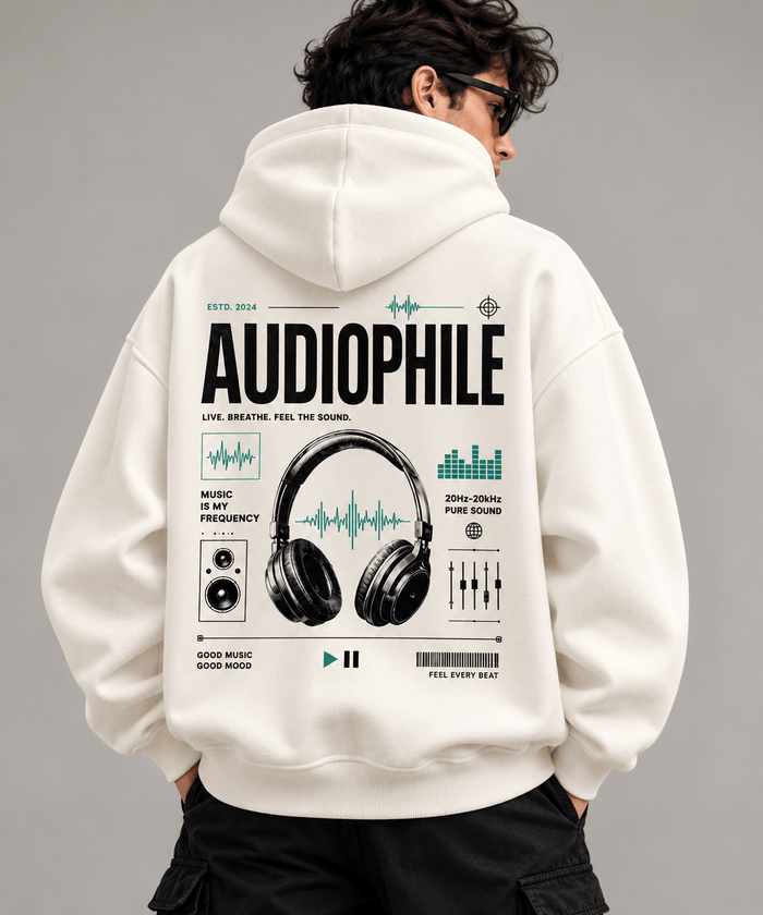 Audiophile Oversized Hoodie – Music Streetwear