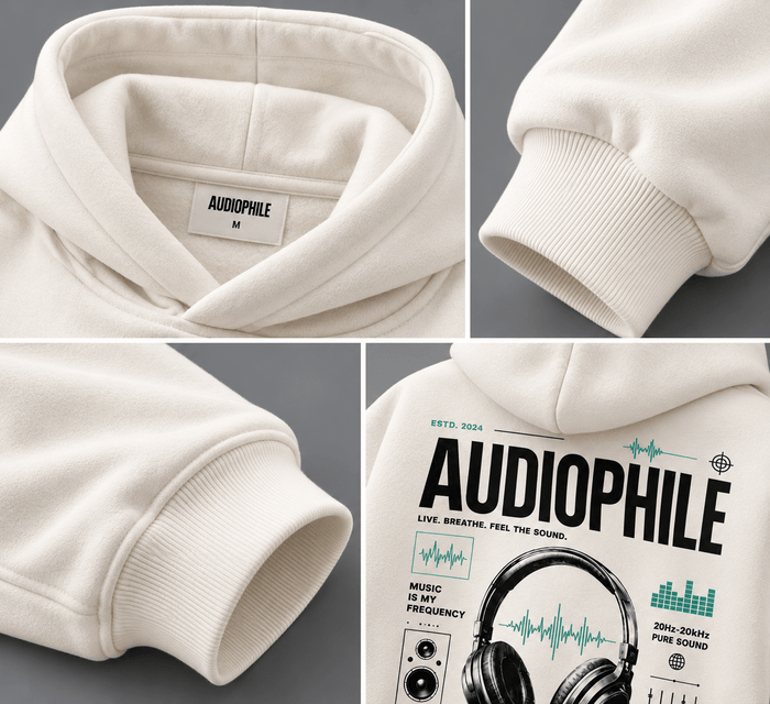 Audiophile Oversized Hoodie – Music Streetwear