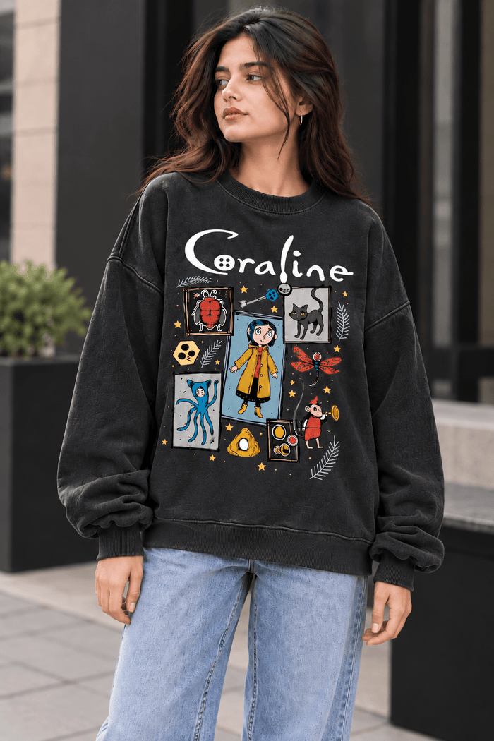 Coraline Graphic Oversized Sweatshirt