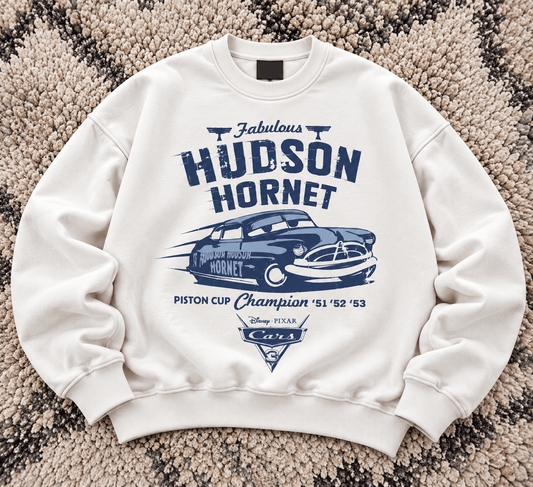Hudson Hornet vintage car graphic oversized sweatshirt by TEEZO
