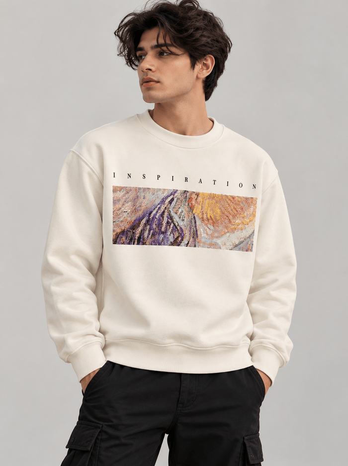 Inspiration Oversized Graphic Sweatshirt