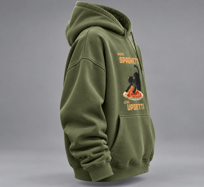 More Spaghetti Less Upsetti Oversized Hoodie