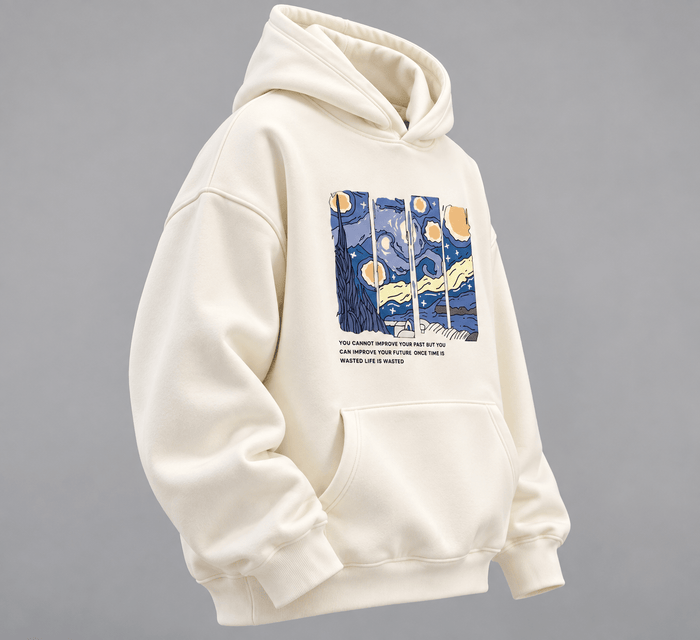 Off-White Graphic Oversized Hoodie – Premium Unisex Streetwear