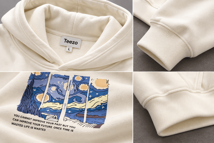Off-White Graphic Oversized Hoodie – Premium Unisex Streetwear