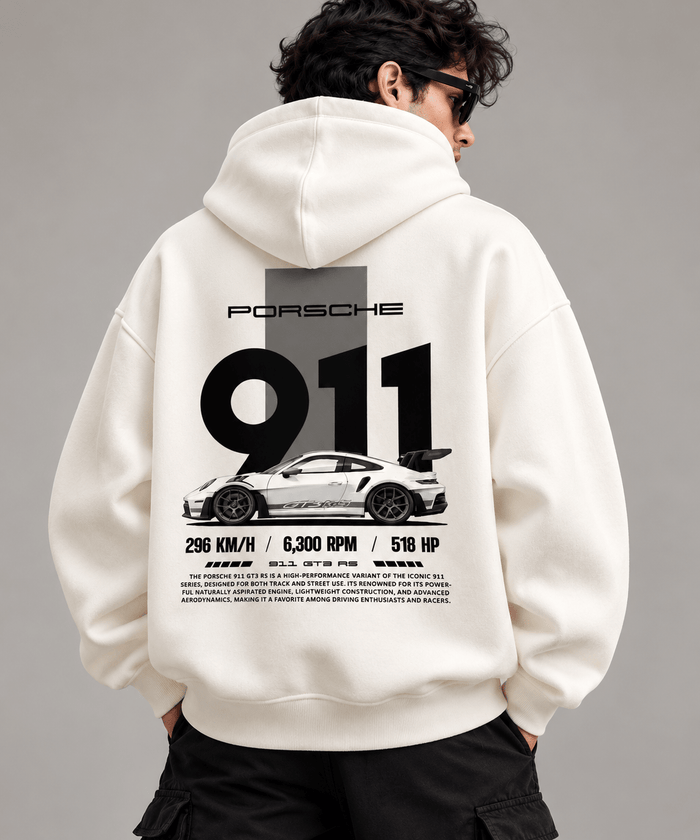 Porsche 911 GT3 RS Oversized Hoodie – Premium Streetwear