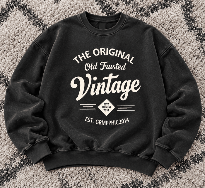 Vintage Graphic Oversized Sweatshirt