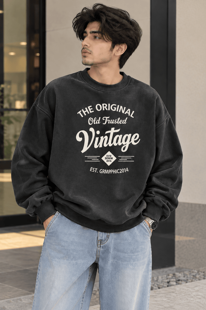 Vintage Graphic Oversized Sweatshirt