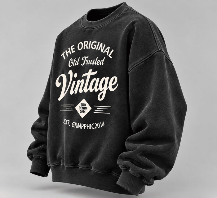Vintage Graphic Oversized Sweatshirt